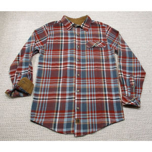 Legendary Whitetails Flannel Shirt Men Long Sleeve Plaid Button Up Outdoor Hike